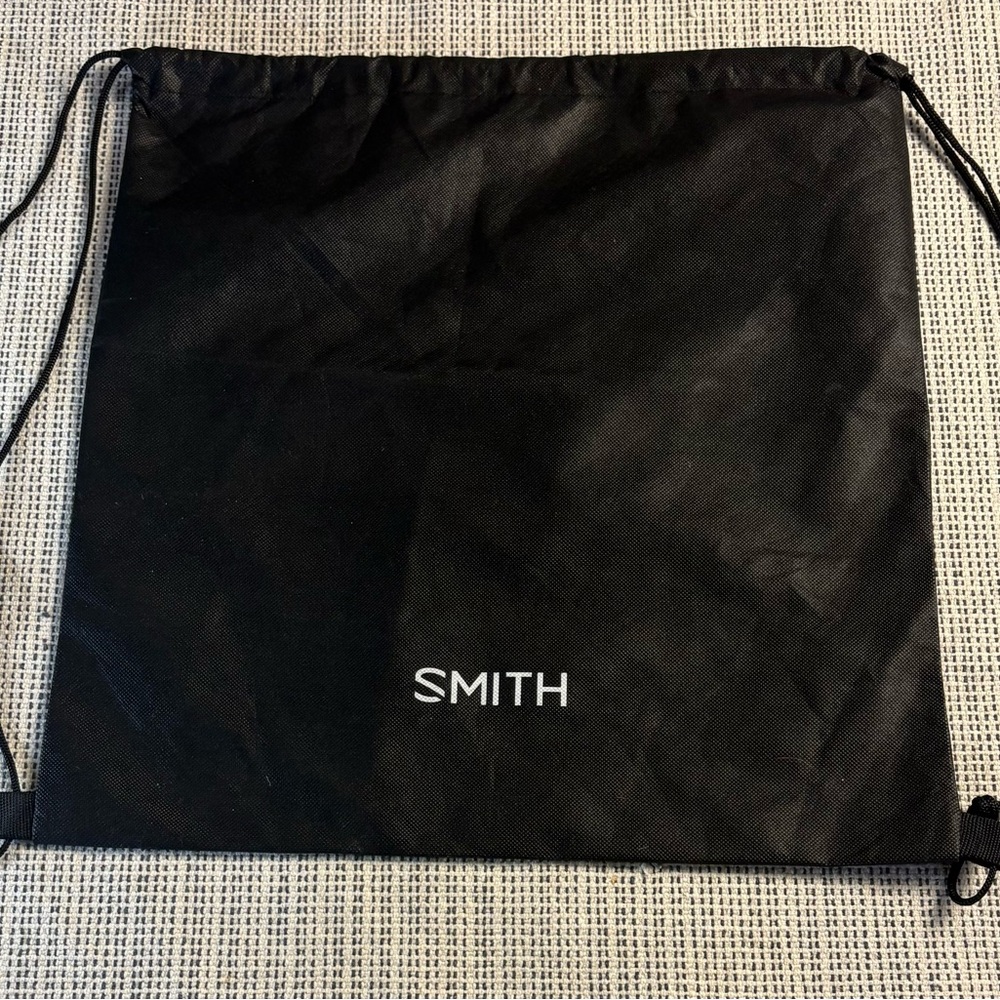 SMITH Classic Black Drawstring Backpack
